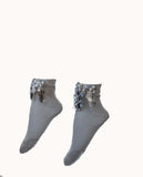“SILVER MOON” bridal socks